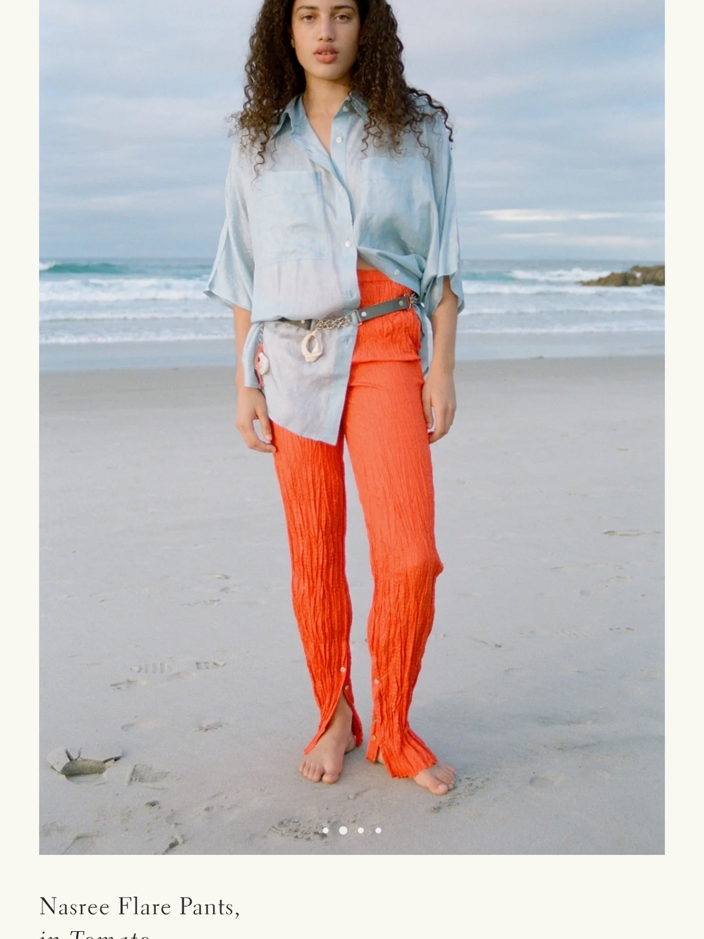 ANAAK Nasree Silk Flare Pants
